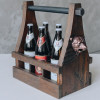 Переноска для пива из амбарной доски «Tray for beer»