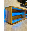 Тумба под ТВ в стиле лофт из слэбов